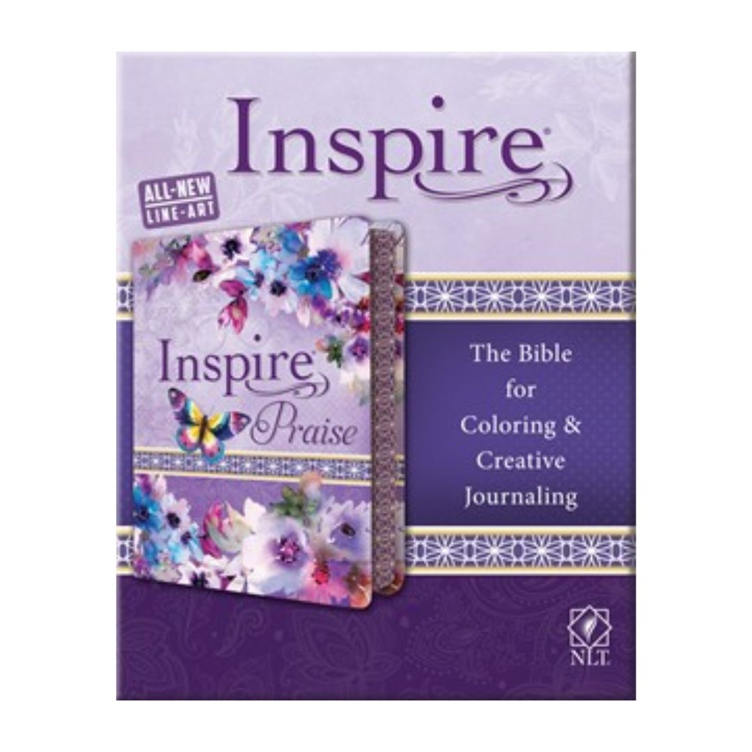 NLT Inspire PRAISE Bible: The Bible for Coloring & Creative Journaling
