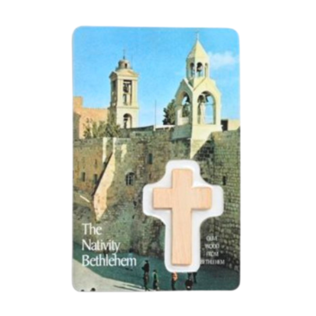 Nativity Cross in My Pocket Prayer Card