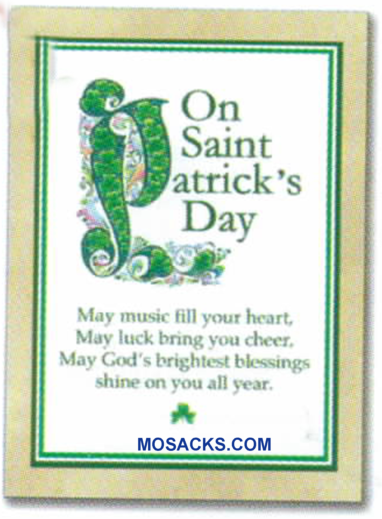 On Saint Patrick's Day Greeting Card -WCA8154