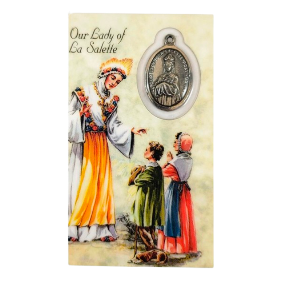 Our Lady of La Salette Holy Card 