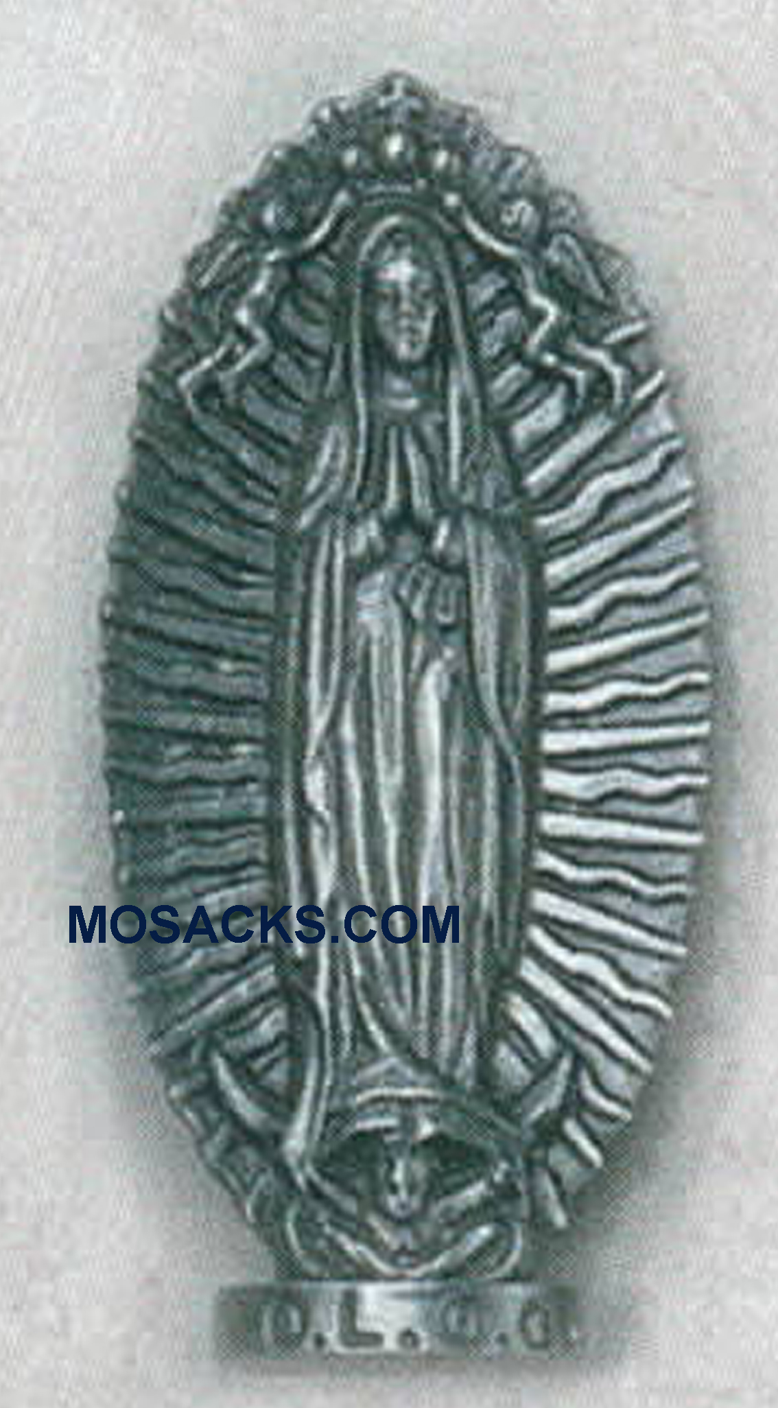 Pewter Statue Our Lady of Guadalupe - PW77854 This Our Lady of Guadalupe Statue is made of Pewter 3inches in height, PW77854.