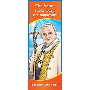 Catholic Bookmark Pope Saint John Paul II Bookmark-BKMK13