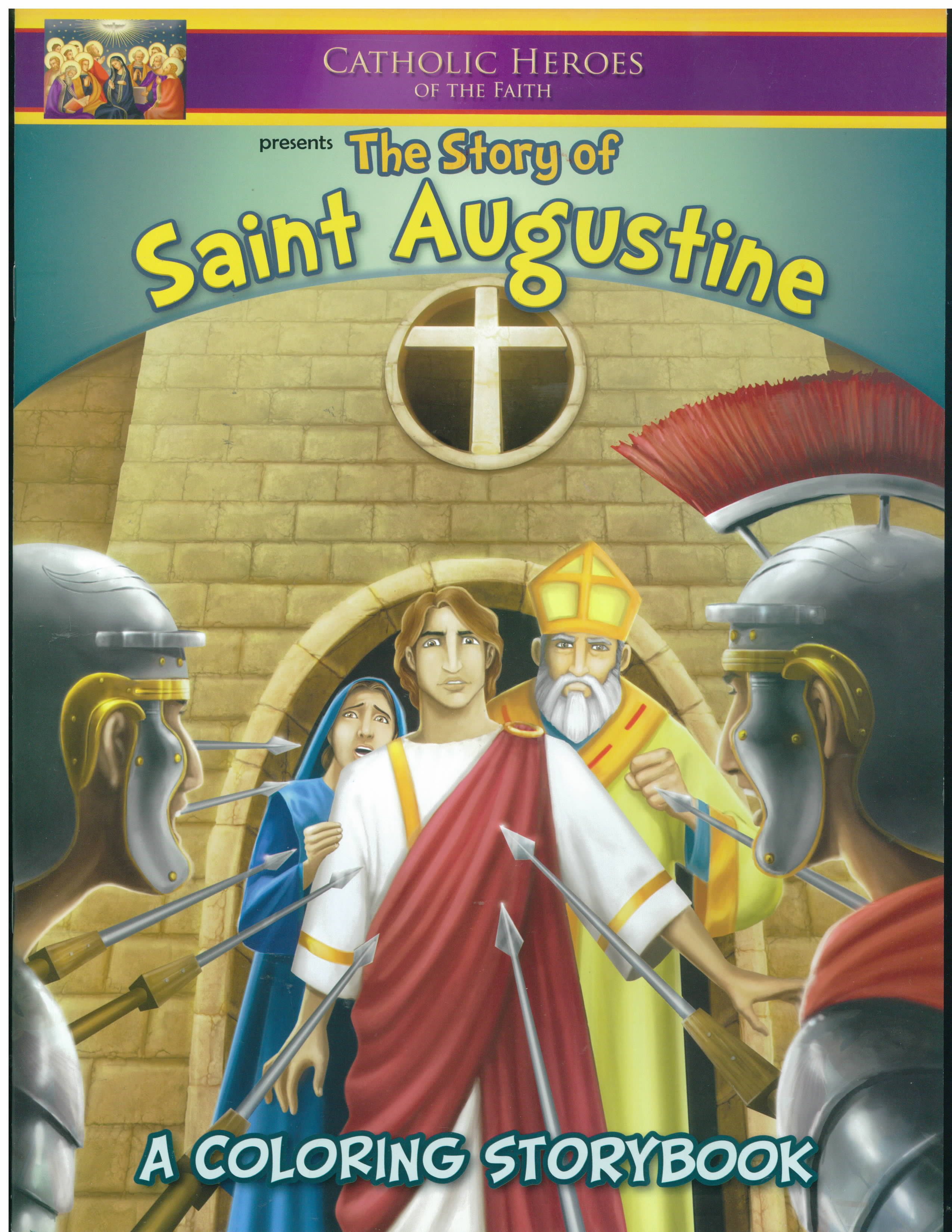 Saint Augustine Coloring Storybook-CSB-AUG