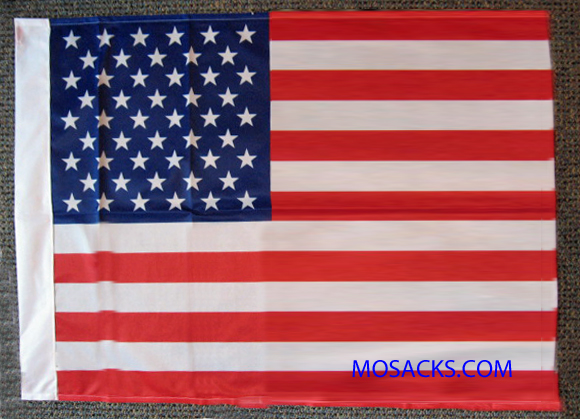 Self-Sleeve 27" x 37" Polyester U.S. Flag, #2600