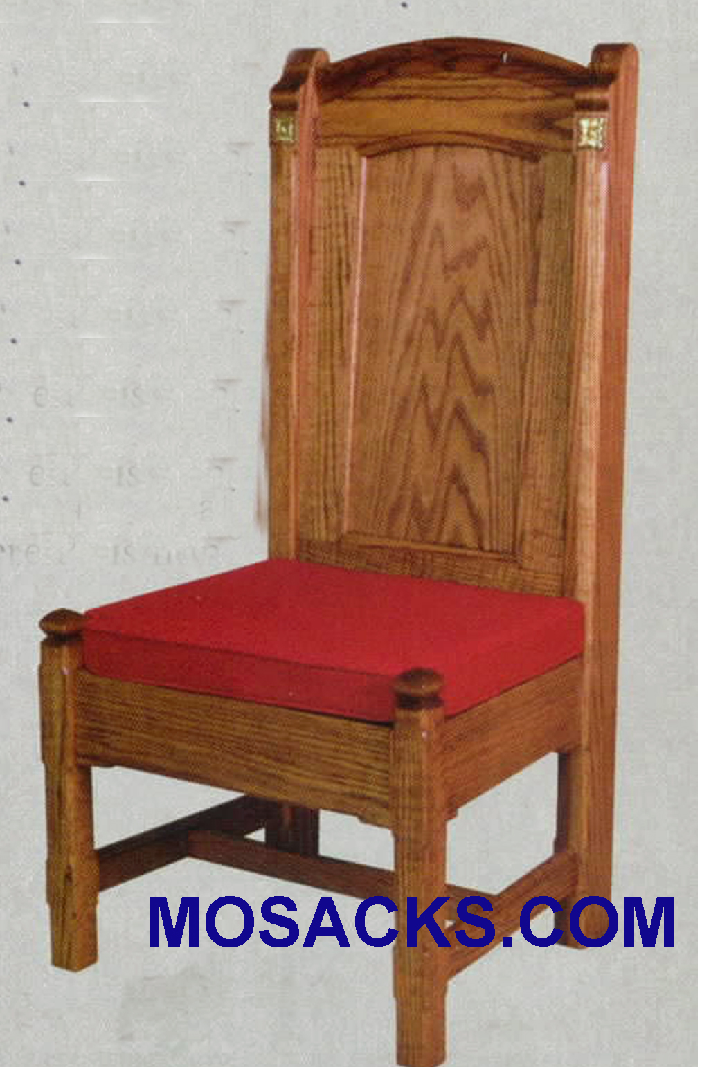 Side Chair w/upholstered seat & wood back 29" w x 24" d 52" h  40-147