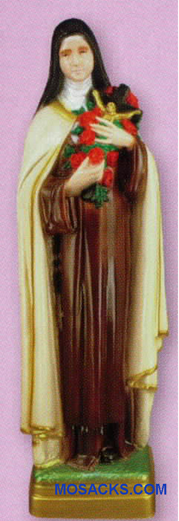 Religious Outdoor Statue of St Theresa 24 Inch PVC Garden Statue-SA2440C