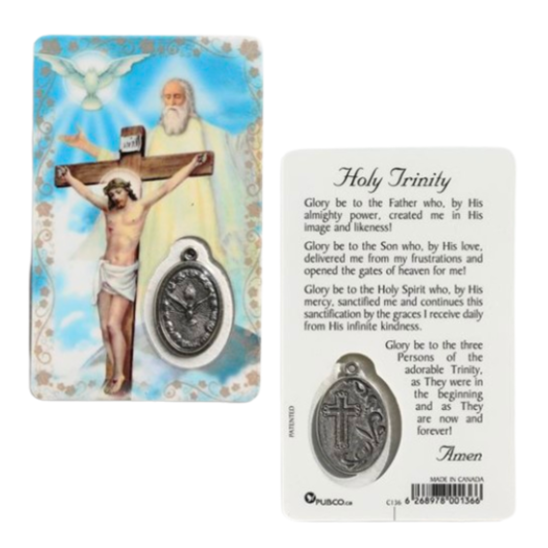 The Holy Trinity Holy Card