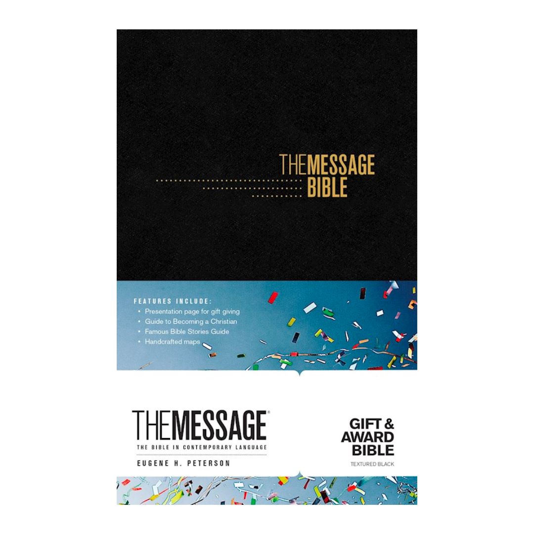 The Message Bible: Gift Edition (Black Softcover) - 9781631467103
