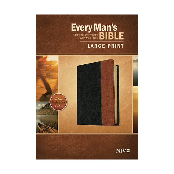 Tyndale Every Man's Bible-NLT-Large Print Brown and Tan 9781496407672