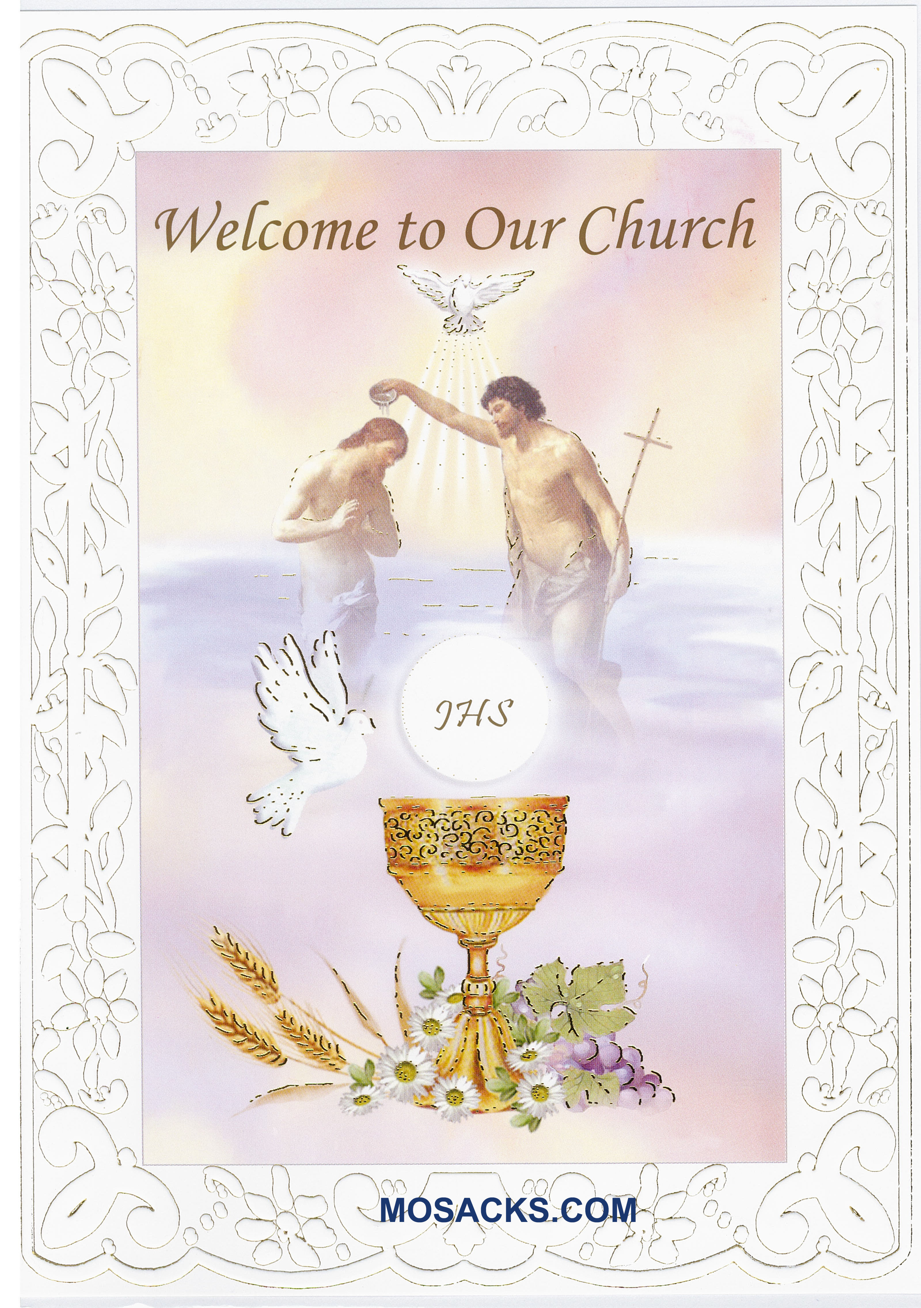 Welcome To Our Church RCIA Greeting Card 11-3283