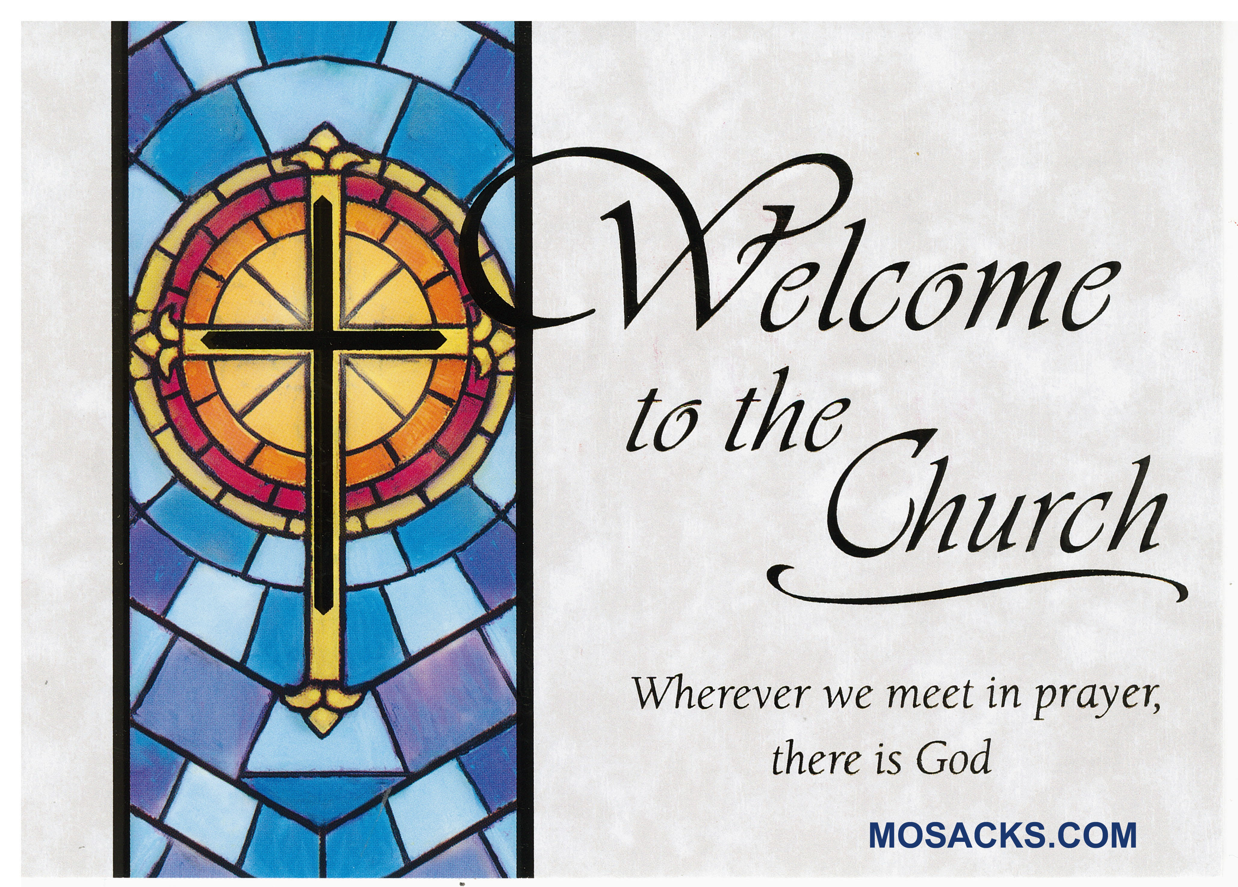 Welcome To The Church card-MA-980