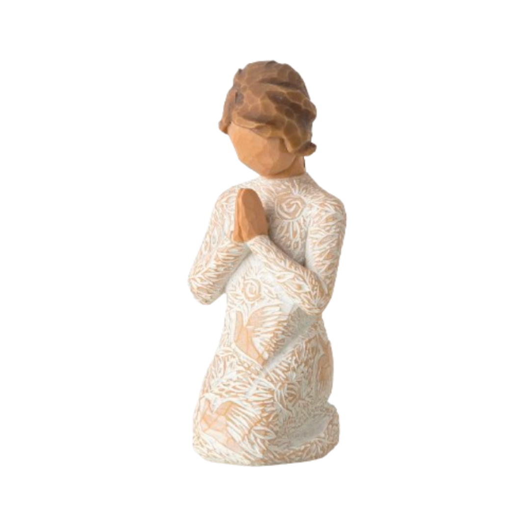 Willow Tree Figurine Prayer of Peace Seeking the quiet within 4"H 27158
