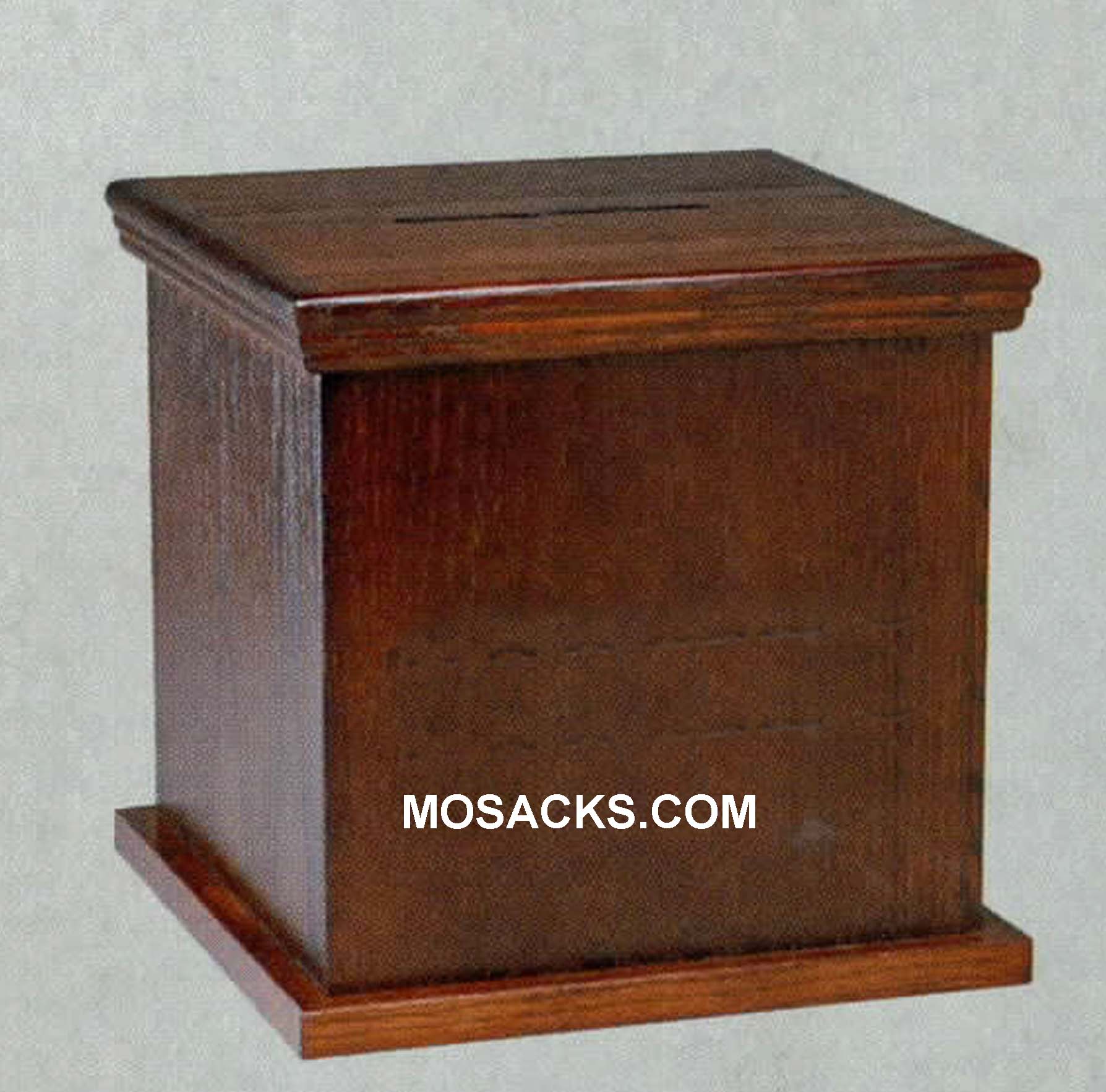 Wooden Tithe Box without Lettering 16" w x 16" x d x 11" h 40-1164 Offering Box