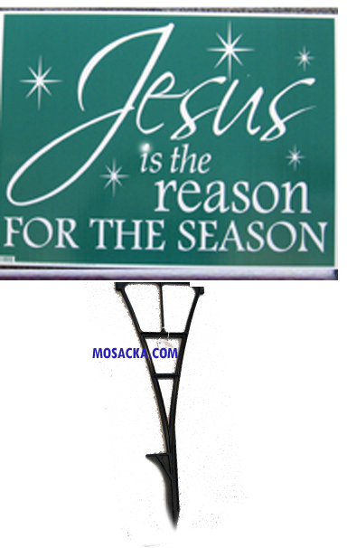 Yard Sign Jesus Is The Reason for the Season-92005