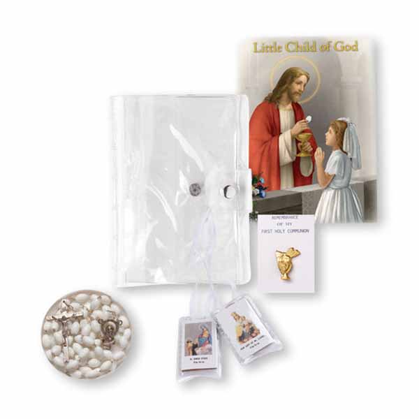 First Communion 5 Piece Gift Missal Set Girl-5674