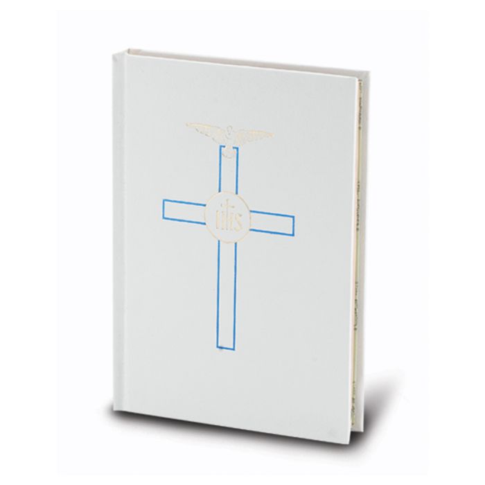 Communion Blessed Trinity Missal and Prayer Book Girl White 12-2610 Gold Stamped Cover