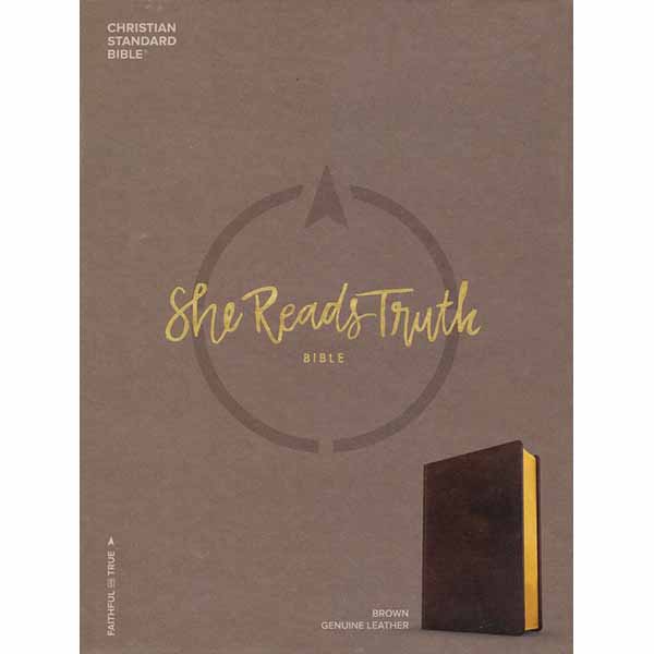 Holman CSB She Reads Truth Bible Brown Leather 9781433648236