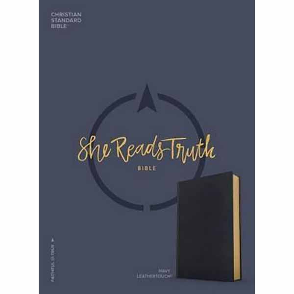 CSB She Reads Truth Bible (Navy Leather)