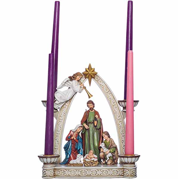 Joseph's Studio Holy Family Advent Candle Holder 20-633242