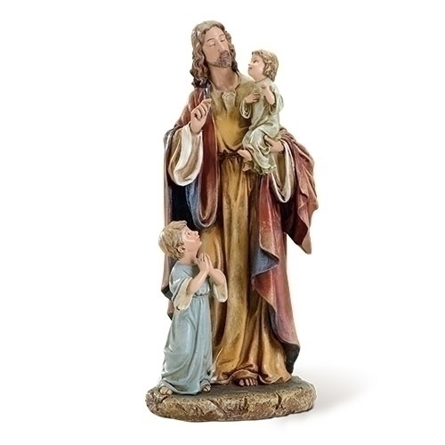 Joseph Studio Renaissance Jesus With Children Statue 10"  20-42182