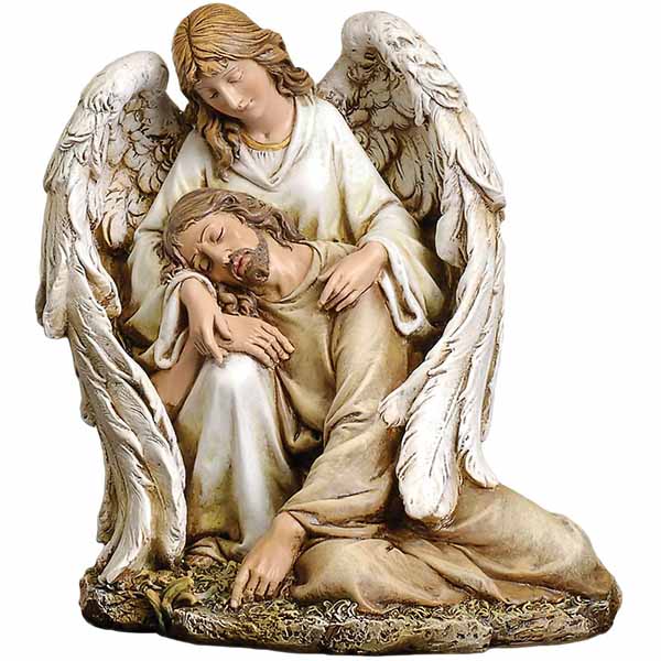 Joseph's Studio Renaissance Angel Comforting Christ 20-46687 also called Angel with Fallen Christ Joseph's Studio figure