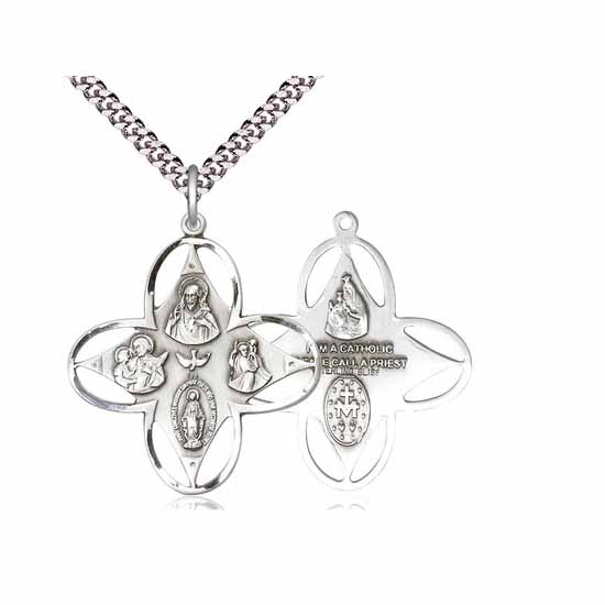 4-Way Pendant (Sterling Silver) - 0039