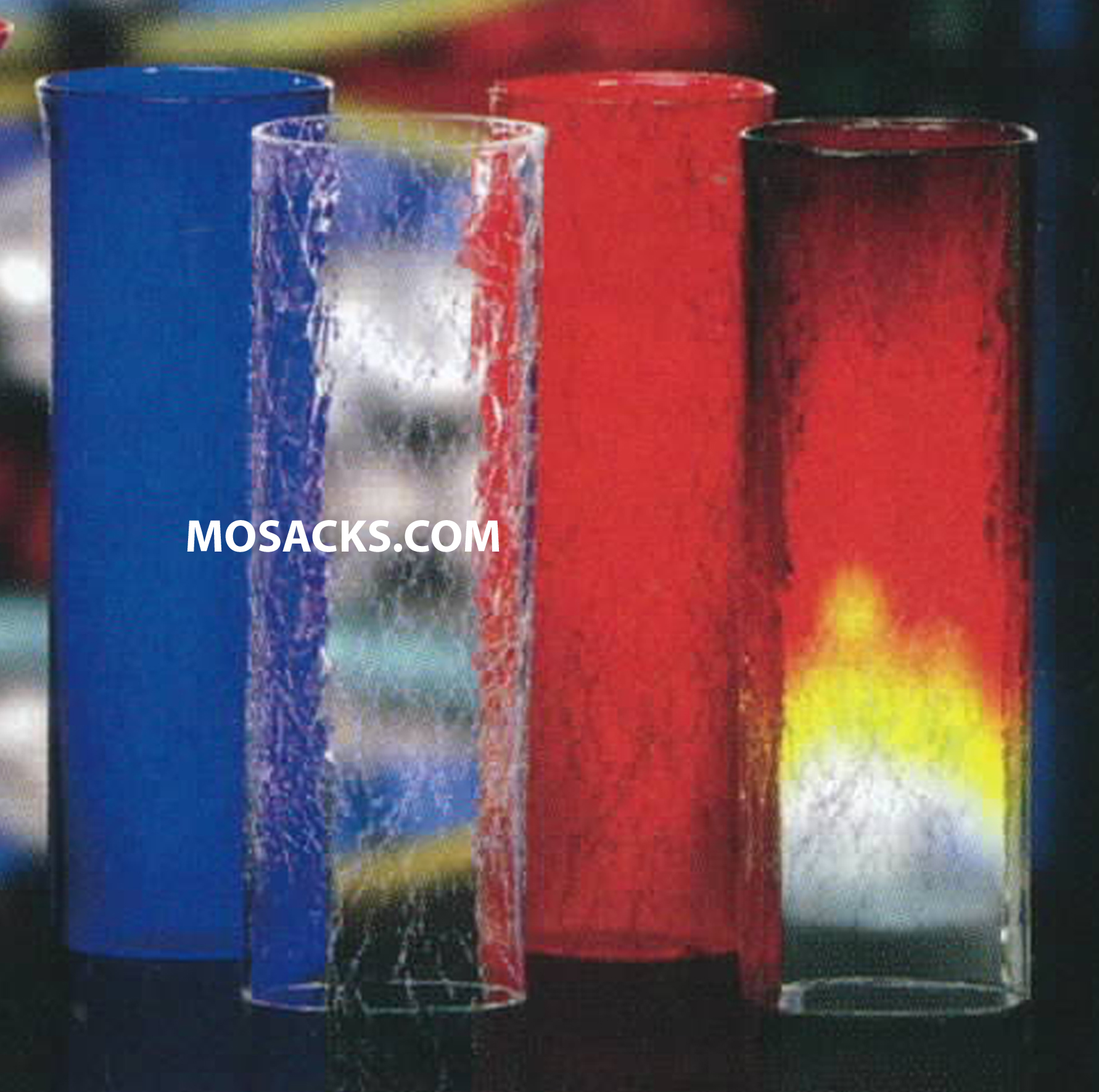14 Day Crackle Cylinder Crystal Sanctuary Light Glass Globe-93134001
