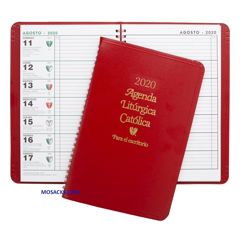 Liturgical Desk Calendar Spanish Edition 2020