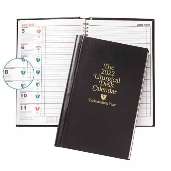 Liturgical Desk Calendar Ecclesiastical Catholic Year Hardcover 2022