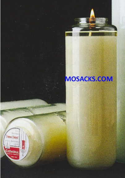 Domus Christi 51% Beeswax 8-Day Bottle Light 12 per Box-88182012   Free Shipping on $100. orders