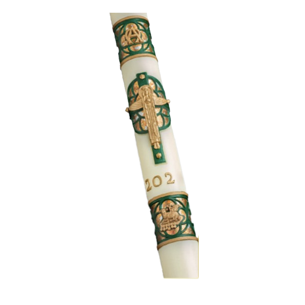 eximious® Beeswax Paschal Candle Christus Rex™ by Cathedral Candle