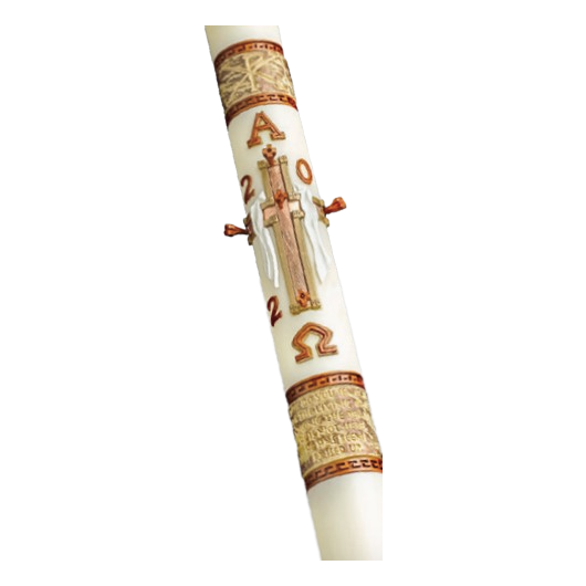 eximious® 51% Beeswax Paschal Candle Luke 24™ by Cathedral Candle