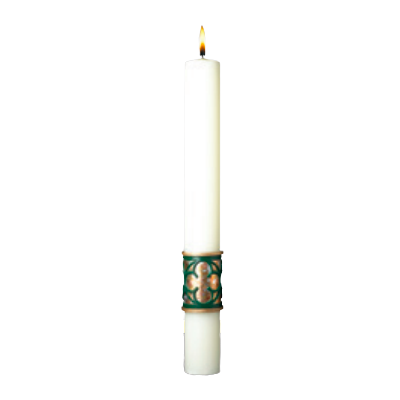 eximious® Beeswax Paschal Candle Christus Rex™ Complementing Altar Candles