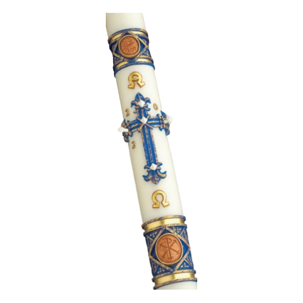 eximious Beeswax Paschal Candle Lilium™ by Cathedral Candle FREE SHIPPING