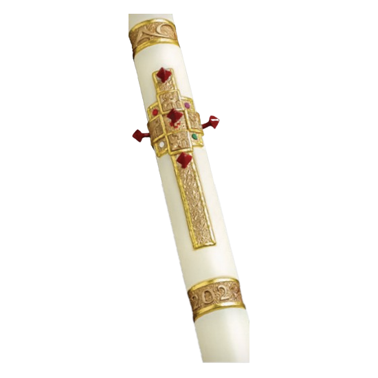 eximious® Beeswax Paschal Candle Evangelium™ by Cathedral Candle