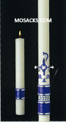 SCULPTWAX® Paschal Candle Messiah Complementing Altar Candles