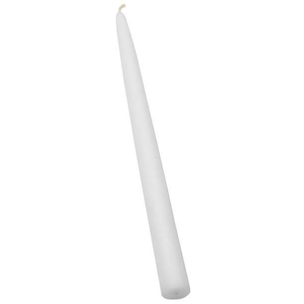 Taper Candle, 7/8" x 12", White