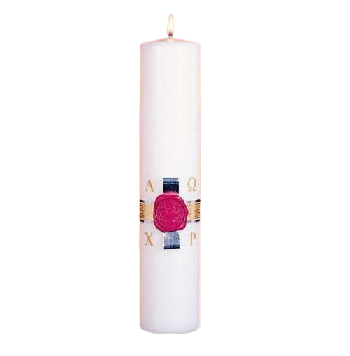Anno Domini Christ Candle, 3" x 14", Cathedral Candle