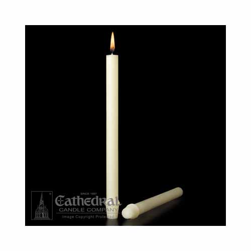 Long-Burning 100% Beeswax Altar Candle Long 1's SFE, 1-1/16" x 33-3/4"