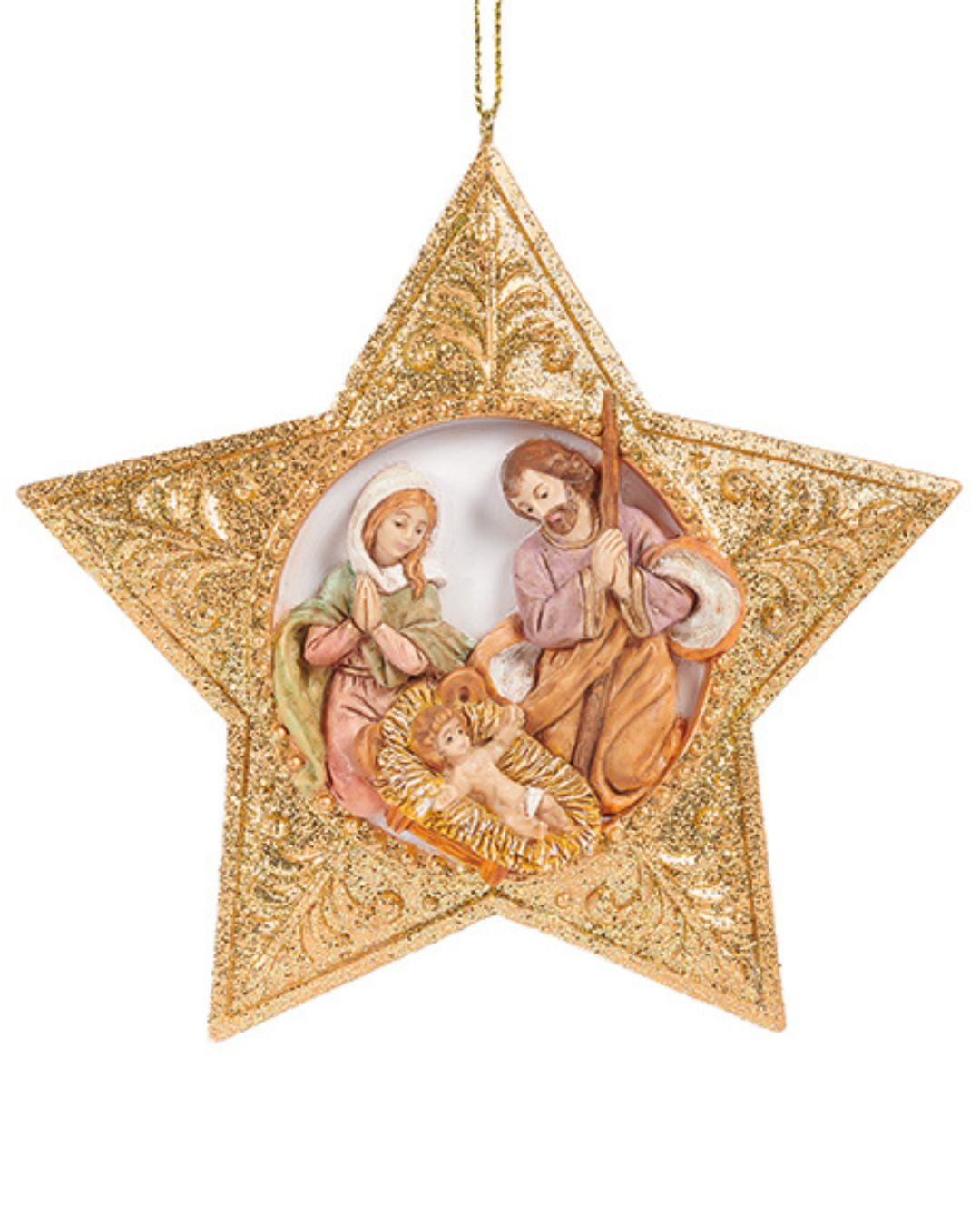 56412HolyFamilyStarOrnamentFontanini