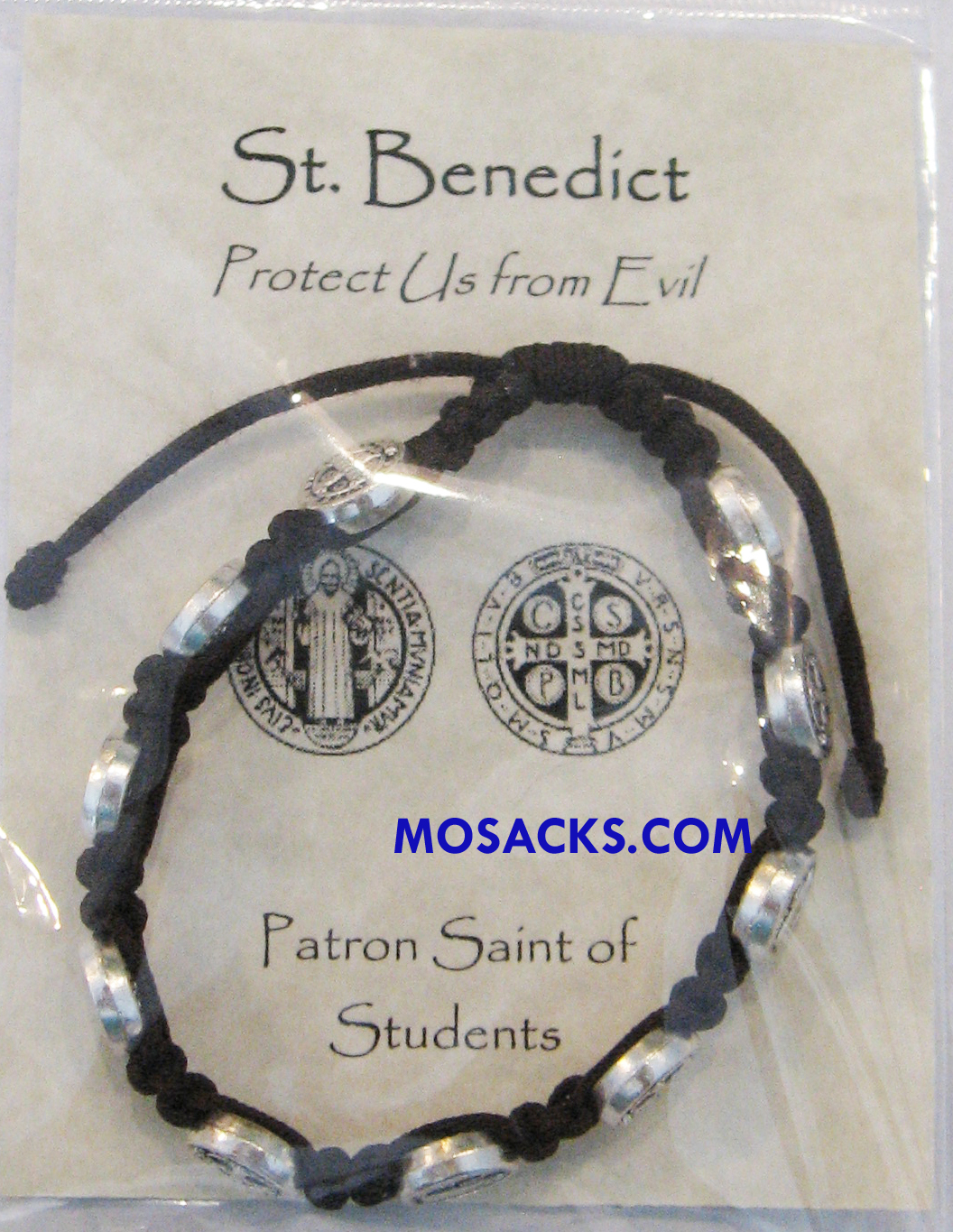 Abundant Blessings St. Benedict Bracelet Brown-ZZ3BN