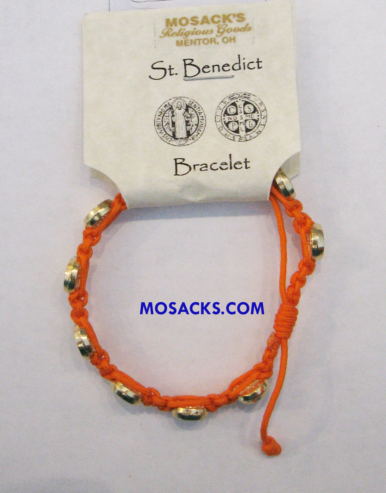 Abundant Blessings St. Benedict Bracelet Orange-ZZ6OR