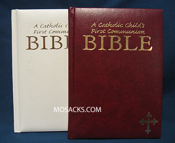 A Catholic Child's First Communion Bible by Regina Press Maroon 9780882711043; 60-RG1400294_White 9780882710150; 60-RG1400296