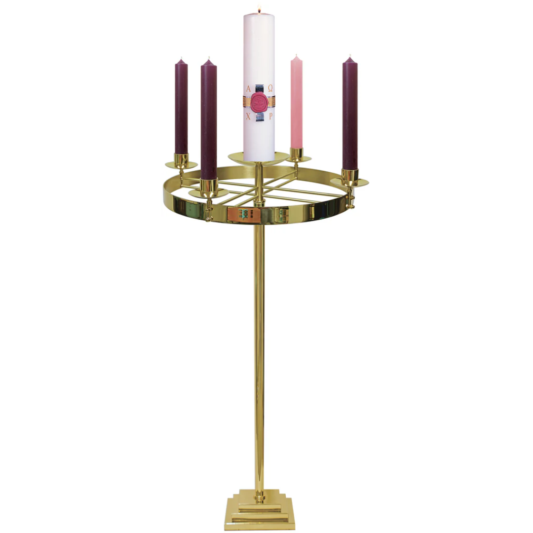 Brass Advent Wreath - K552