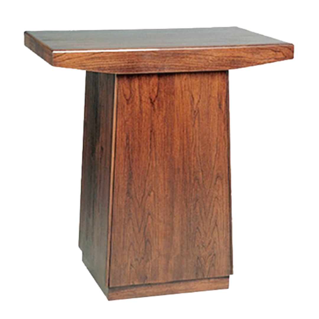 Wood Altar or Wood Table  36" x 20" d 35" h  40-407C