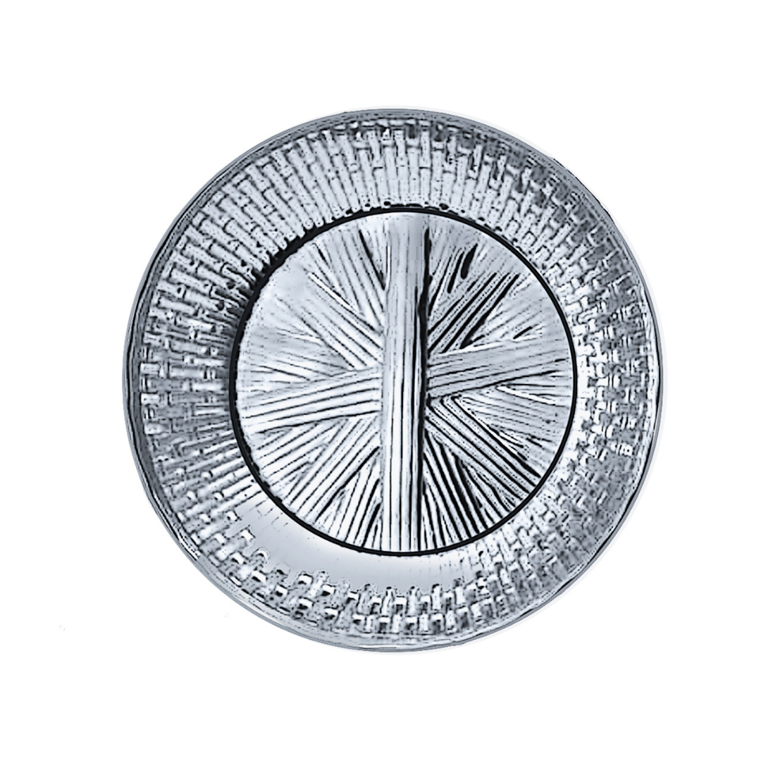 Alviti CreationsCommunon Bowl Silver Plate 7-3/4" diameter  988S, Communion Plate 989S