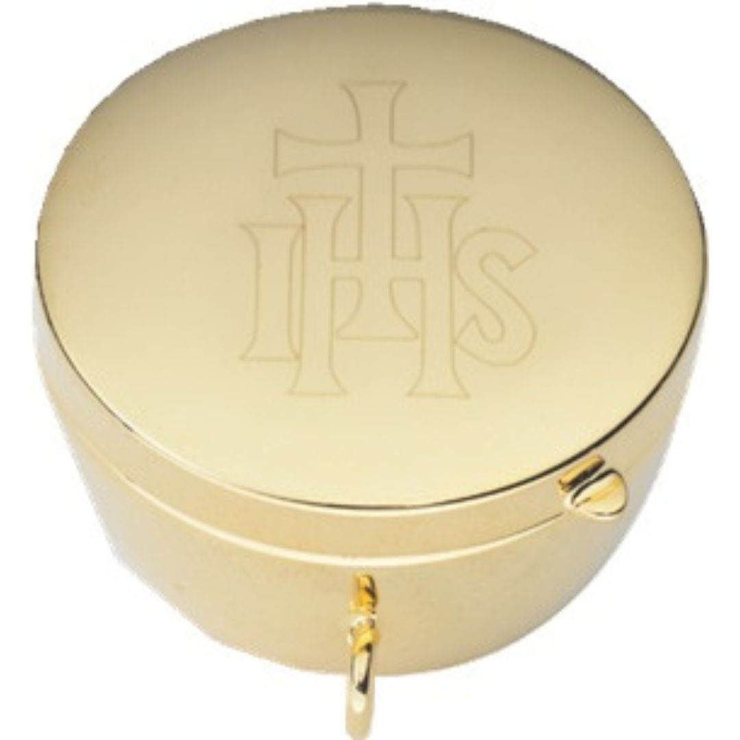 Pyx Gold Plate IHS design 16 Host 2-1/8 x 1-5/8" 2230GX