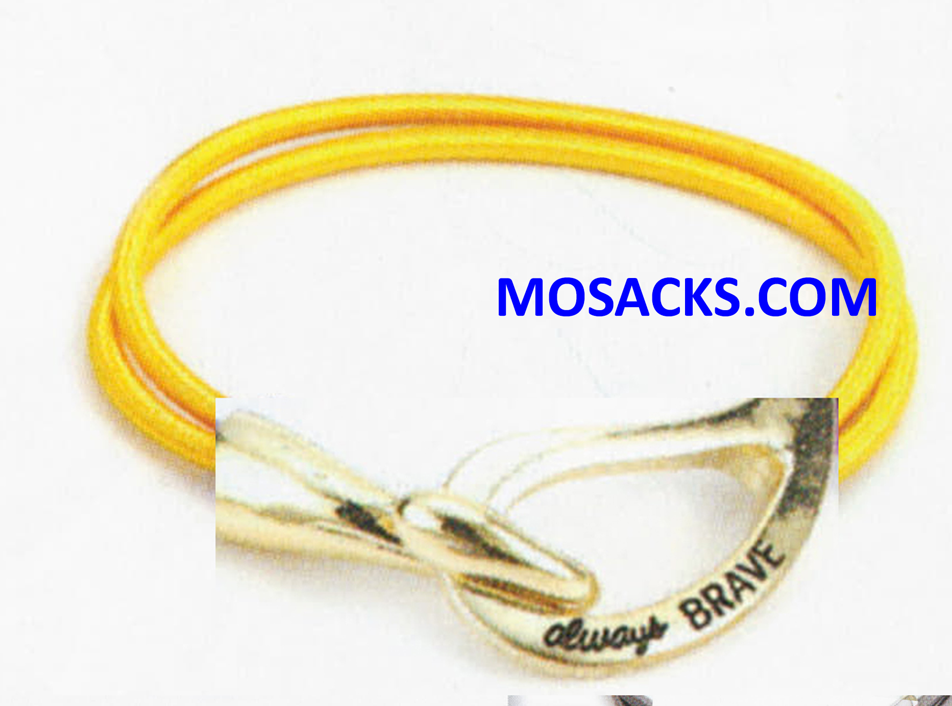 Always Brave Cancer Awareness Bracelet Gold Yellow 220833 is an Alexa's Angels Awareness Bracelet for encouragement and to show support for Children's Cancer, Bladder and Bone Cancer patients.