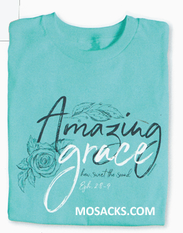 Amazing Grace Ephesian 2:8-9 T-shirt-APT2981S-3X, Inspirational T-Shirt