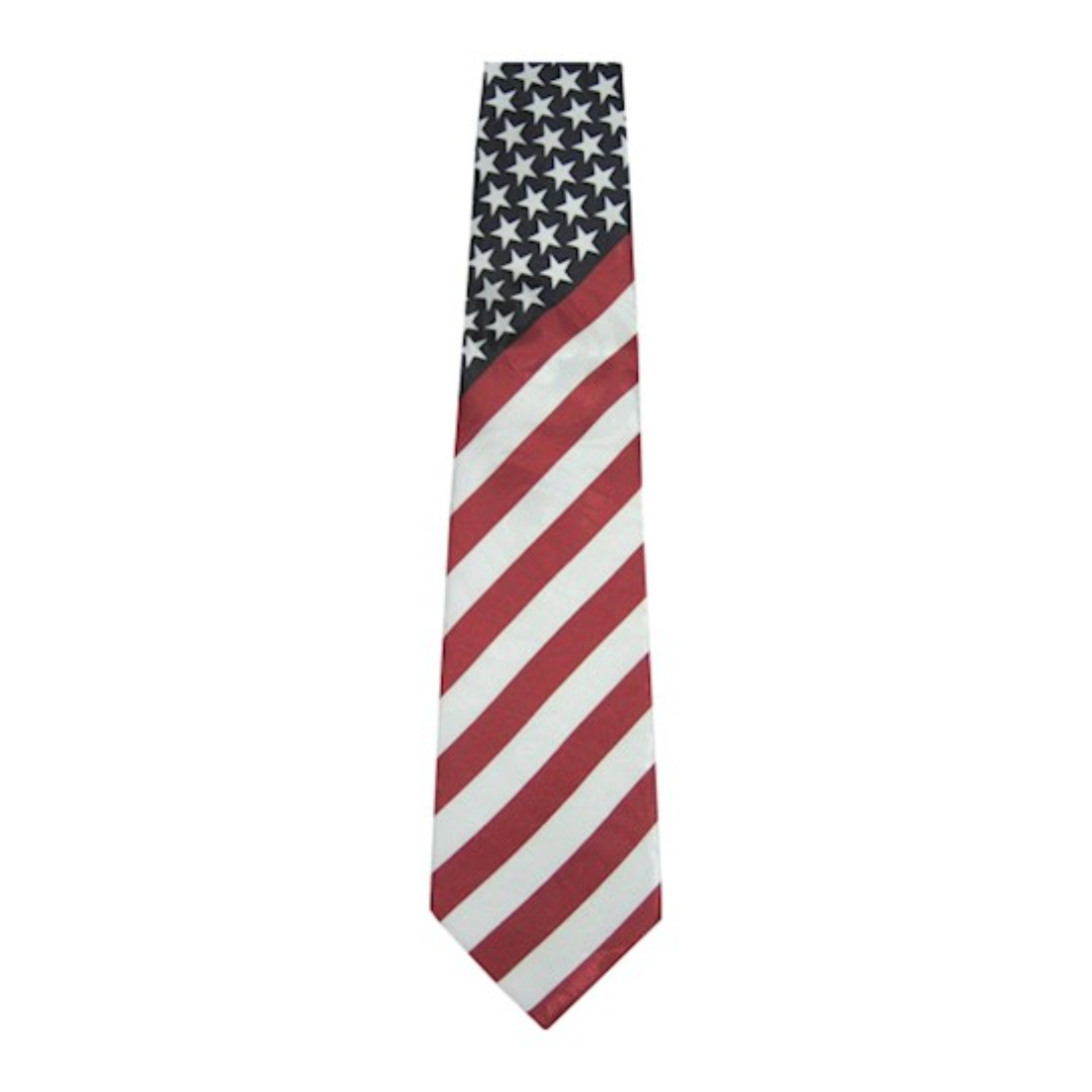 American Flag Necktie